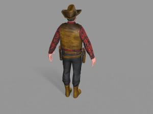 cowboy 3D Model