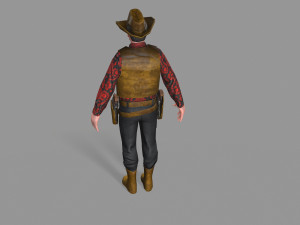 cowboy 3D Model