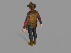 cowboy 3D Model