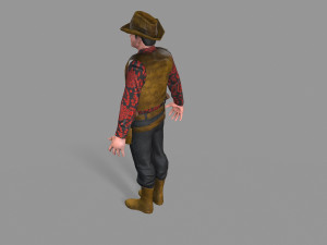 cowboy 3D Model