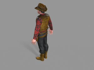 cowboy 3D Model