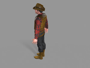 cowboy 3D Model