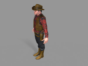 cowboy 3D Model