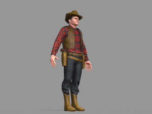 cowboy 3D Model