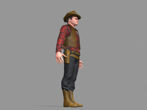 cowboy 3D Model