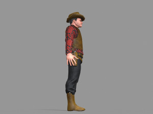 cowboy 3D Model