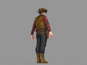 cowboy 3D Model