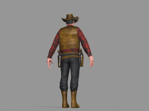 cowboy 3D Model