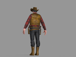 cowboy 3D Model