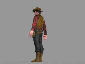 cowboy 3D Model