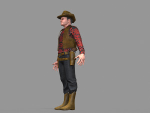 cowboy 3D Model