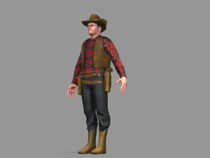cowboy 3D Model