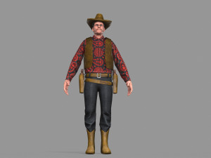 cowboy 3D Model