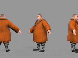 buddhist monk 3D Model