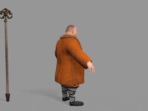buddhist monk 3D Model