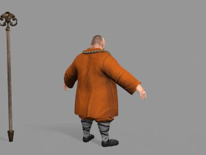 buddhist monk 3D Model