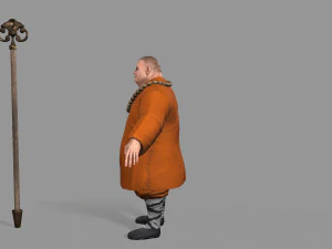 buddhist monk 3D Model