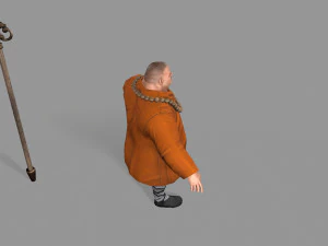 buddhist monk 3D Model