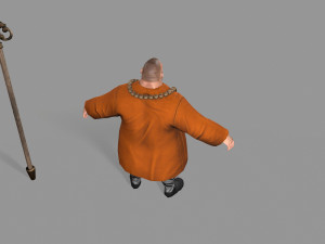 buddhist monk Model 3D