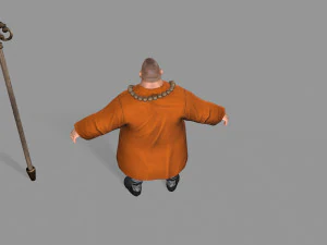 buddhist monk 3D Model