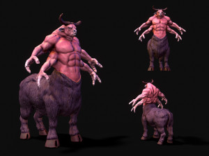 warrior bull 3D Model