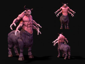 warrior bull 3D Model