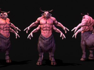 warrior bull 3D Model
