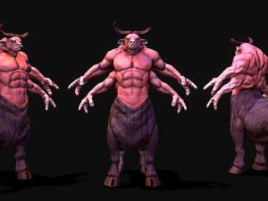 warrior bull 3D Model
