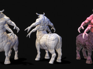 warrior bull 3D Model