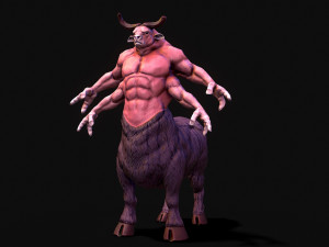 warrior bull 3D Model