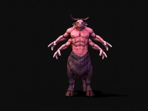 warrior bull 3D Model