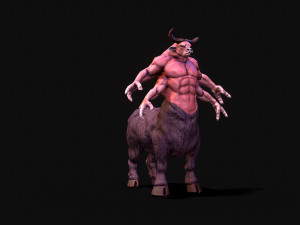 warrior bull 3D Model