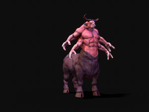 warrior bull 3D Model