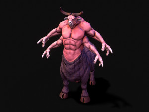 warrior bull 3D Model