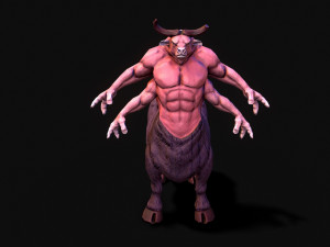 warrior bull 3D Model