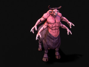 warrior bull 3D Model