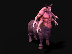 warrior bull 3D Model