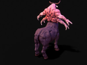 warrior bull 3D Model