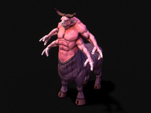 warrior bull 3D Model