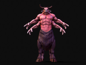 warrior bull 3D Model