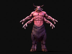 warrior bull 3D Model
