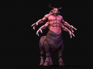 warrior bull 3D Model