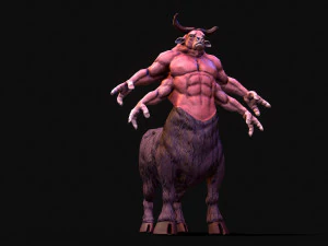 warrior bull 3D Model