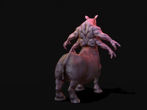 rinoceronte guerriero Modello 3D