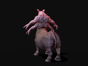 warrior rhino 3D Model