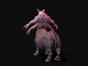 rinoceronte guerriero Modello 3D