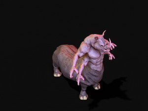 warrior rhino 3D Model