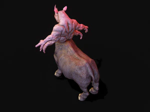rinoceronte guerriero Modello 3D