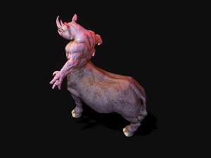 warrior rhino 3D Model