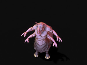 warrior rhino 3D Model